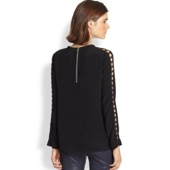 IRO • Black Ashty Long Sleeve Blouse - Picture 3 of 16